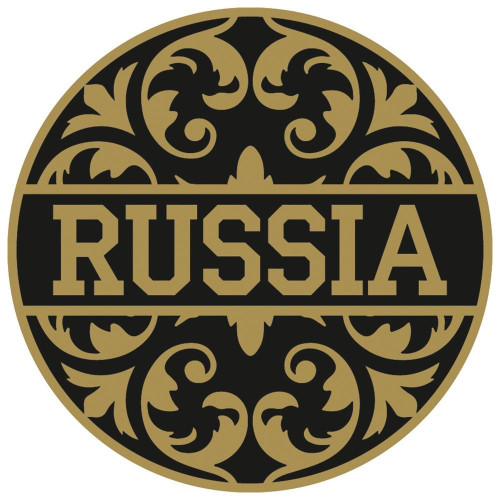 Шайба хоккейная РОССИЯ, узор (7896250)