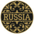 Шайба хоккейная РОССИЯ, узор (7896250)
