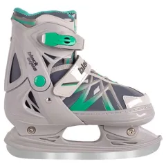Коньки со сменным шасси BLACK AQUA AS-410 р.35-38, цв. серый/зеленый