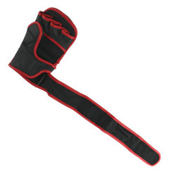 Перчатки ММА BoyBo Wings кожа черно-красные размер XL