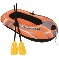 Лодка BESTWAY 61078  KONDOR 1000, комплект: весла пластик