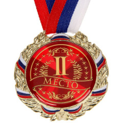 Медаль   2 место цвет: золото, d=7 см