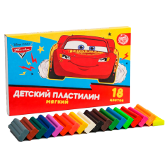 Игра Пластилин DISNEY Детский. Тачки  18 цвета, 270гр (5301709)