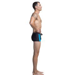 Плавки АРГО SW06 цв. черный/аква/графит, р.46