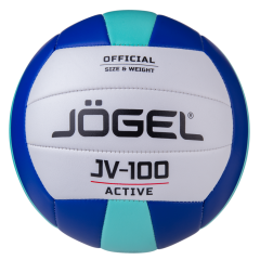 Мяч в/б JOGEL JV-100 синий/мятный р.5 (42638-68165)
