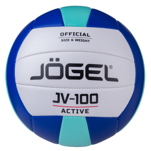 Мяч в/б JOGEL JV-100 синий/мятный р.5 (42638-68165)