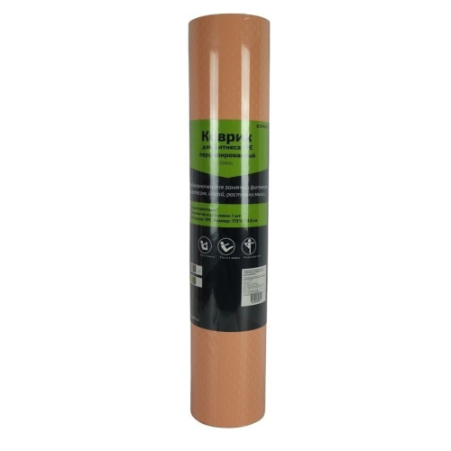 Коврик для йоги ESPADO TPE ES9033 (173х61х0,6) розовый