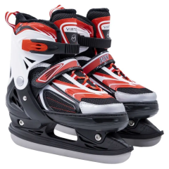 Коньки раздвижные VIRTEY JOY BW-902-2 р. 37-40. Цвет: красный