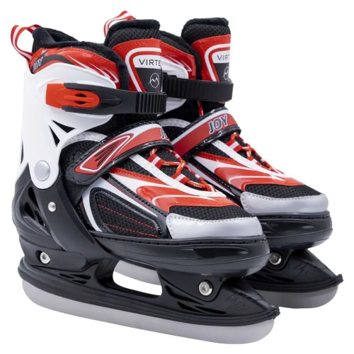 Коньки раздвижные VIRTEY JOY BW-902-2 р. 37-40. Цвет: красный