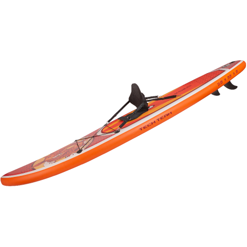 SUP-доска надувная универсальная TECH TEAM KOROMO 350x84x15см (сиденье, каячное весло)(816126)