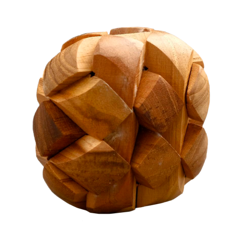 Головоломка ОВАЛ 12 частей, 7х7х4,5 см, (5013840)