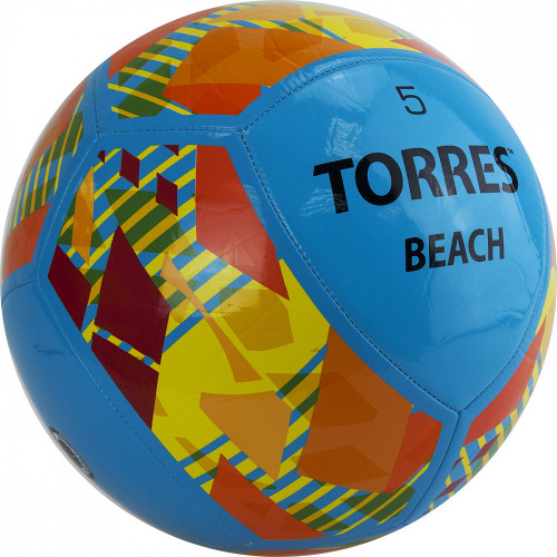 Мяч ф/б TORRES BEACH FB32015 р.5, синт. синий/оранжевый