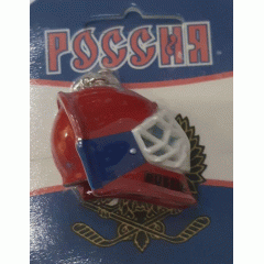Брелок Вратарская маска (Россия) пластиковый