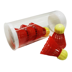 Воланы пластиковые SPRINTER Small-12, цветные (в тубе, 5шт) (01073)