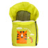 Матрасик для детских санок NIKA KIDS ТИГРЕНОК, цв. лимонный (матрасик+варежки)