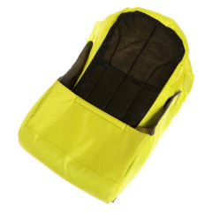 Матрасик для детских санок NIKA KIDS ТИГРЕНОК, цв. лимонный (матрасик+варежки)