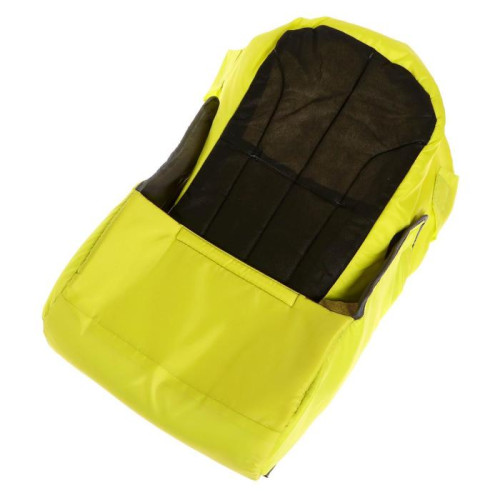 Матрасик для детских санок NIKA KIDS ТИГРЕНОК, цв. лимонный (матрасик+варежки)