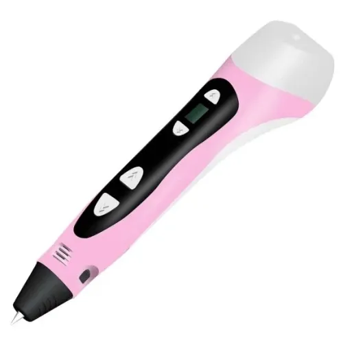 Ручка 3D Cactus CS-3D-PEN-C-PN PLA ABS LCD розовый