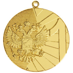 Медаль 018, d - 40мм (цвет  золото) (1028902)