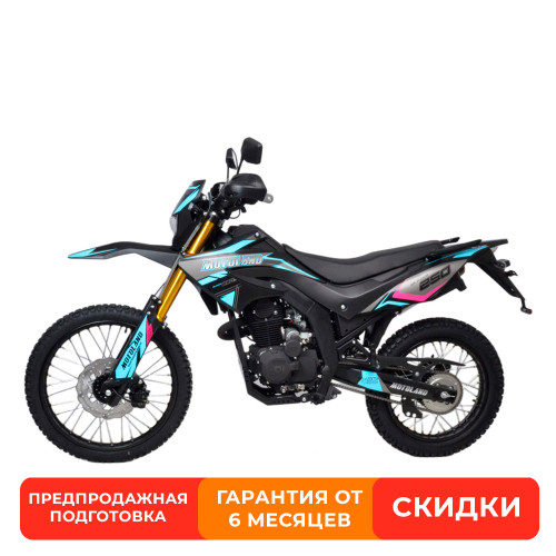 Мотоцикл Эндуро Motoland BLAZER (XF250-B) (169FMM) черный/синий