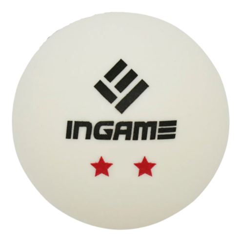 Мячи для н/т INGAME IG020 2*,  6 шт, белый