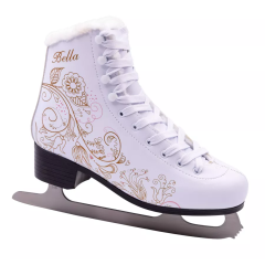 Коньки фигурные VIRTEY BELLA р.40 (иск. мех)