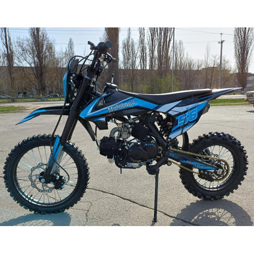 Питбайк  Motoland GF125 E синий/чёрный *4