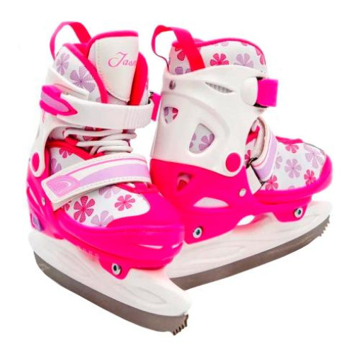 Коньки раздвижные TECH TEAM JASMINE ICE р.30-33 pink