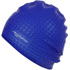Шапочка для плавания ONLYTOP Swim, для длинных волос, силикон, обхват 54-60см (4597295)