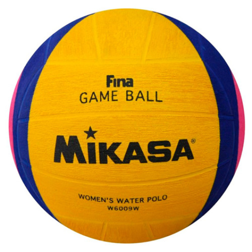 Мяч в/п MIKASA W6009 W (цветн.), резин., FINA, жен. (J)