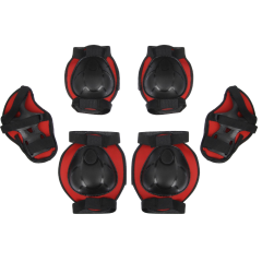 Защита роликовая ONLYTOP, р. S, цвет красный (488585)