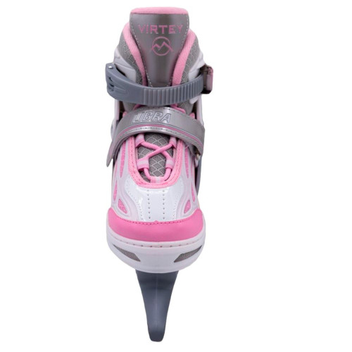 Коньки со сменным шасси VIRTEY LIBRA р.35-38, цв. розовый