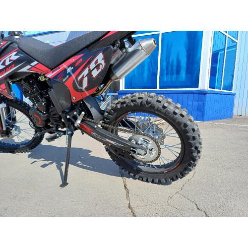 Мотоцикл Кросс Motoland XR300 LITE красный (175FMM) *4