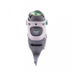 Коньки раздвижные VIRTEY SITI BW-167 р. 31-34. Цвет: серый/зеленый