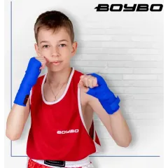Бинт эластичный BOYBO, материал: хлопок- эластан Длина: 3,5м. (Синий)