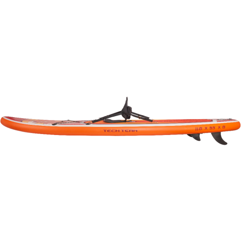 SUP-доска надувная универсальная TECH TEAM KOROMO 350x84x15см (сиденье, каячное весло)(816126)