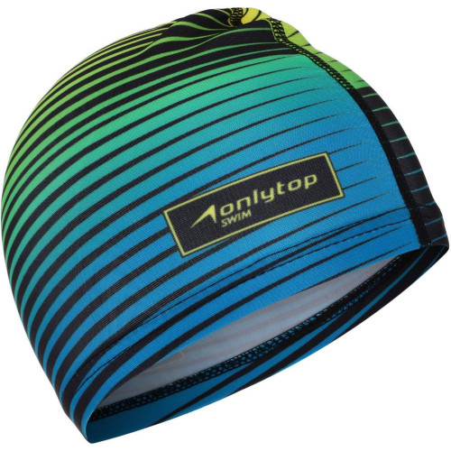 Шапочка для плавания ONLYTOP Swim, тканевая, обхват 46-52см (4162739)