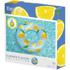 Круг надувной BESTWAY 36229 Scentsational, с запахом лимона, 119см