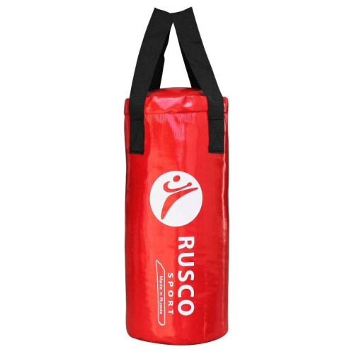 Мешок боксерский RUSCOSPORT 8кг 55см d-25см красный