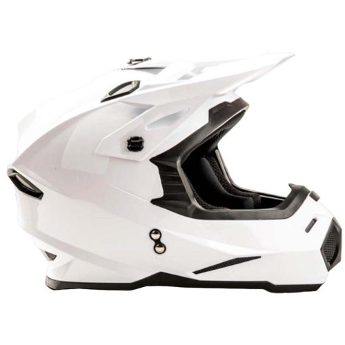 Шлем мото кроссовый HIZER J6801 #2 (S) white (13529)