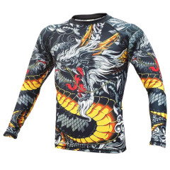 Рашгард (кофта) мужские Rusco Sport Dragon взрослый (XS)