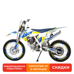 Мотоцикл Кросс Motoland TT 250 (172FMM) белый/желтый/синий