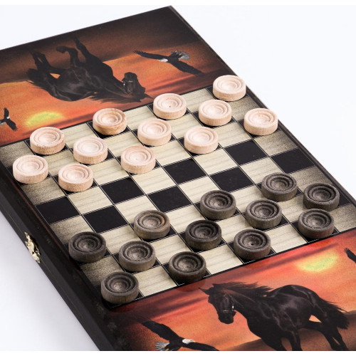 Игра настольная НАРДЫ ЖЕРЕБЕЦ 50х50см (7559146)