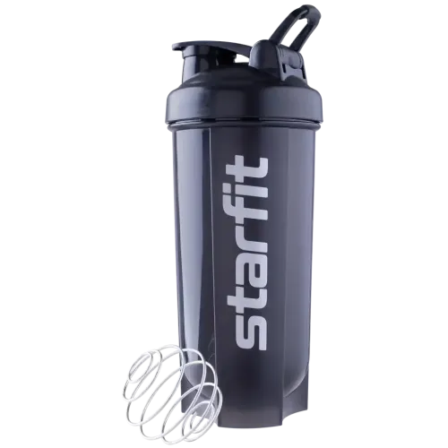 Шейкер STARFIT FB - 200,  700мл , цв. серый/черный