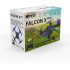 Игрушка КВАДРОКОПТЕР Hiper HQC-0003 Falcon X FPV 0.3Mpix VGA WiFi ПДУ черный/фиолетовый