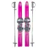 Комплект лыжный детский  VUOKATTI с палками 75/75 (10) (Magenta)