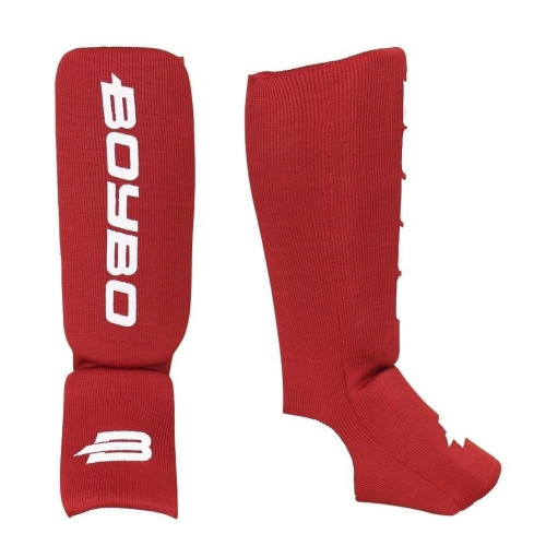 Защита голени и стопы BoyBo красн. х/б, р. 2XS