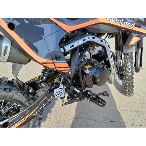 Питбайк  Motoland GF125 E оранжевый/чёрный *4
