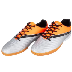 Бутсы ф/б Backheel 210910, цв.серебро,оранжевый, р.36 (24см)