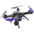 Игрушка КВАДРОКОПТЕР Hiper HQC-0003 Falcon X FPV 0.3Mpix VGA WiFi ПДУ черный/фиолетовый